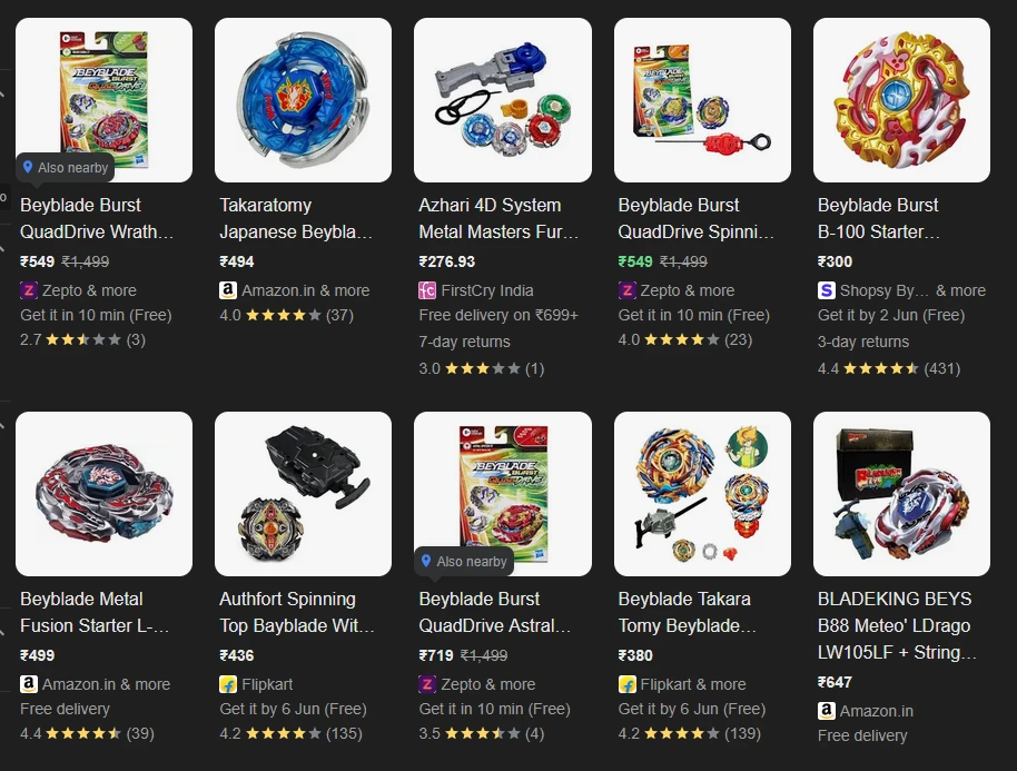 cheap fake beyblades online india