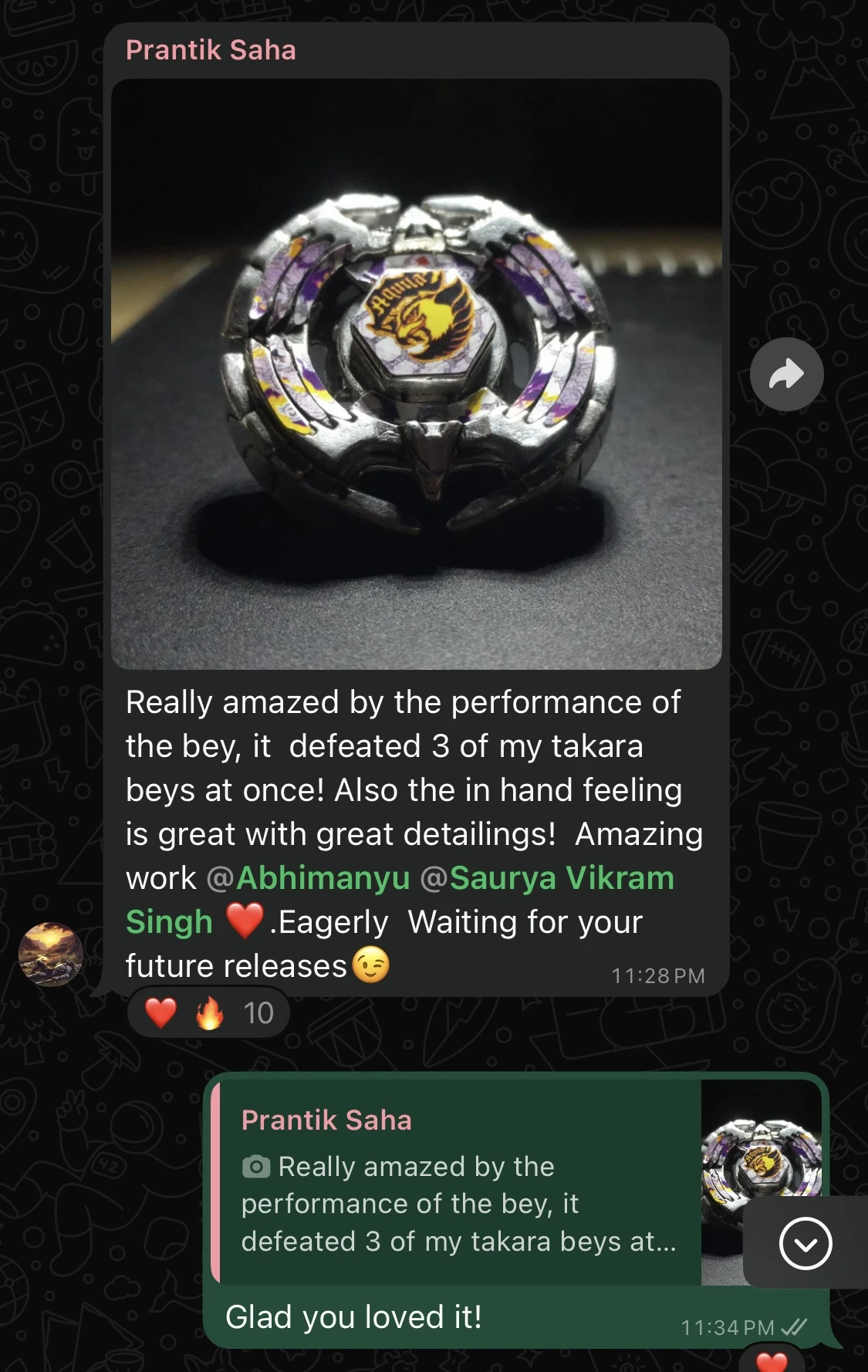 SpiralForge Customer Review Prantik Saha