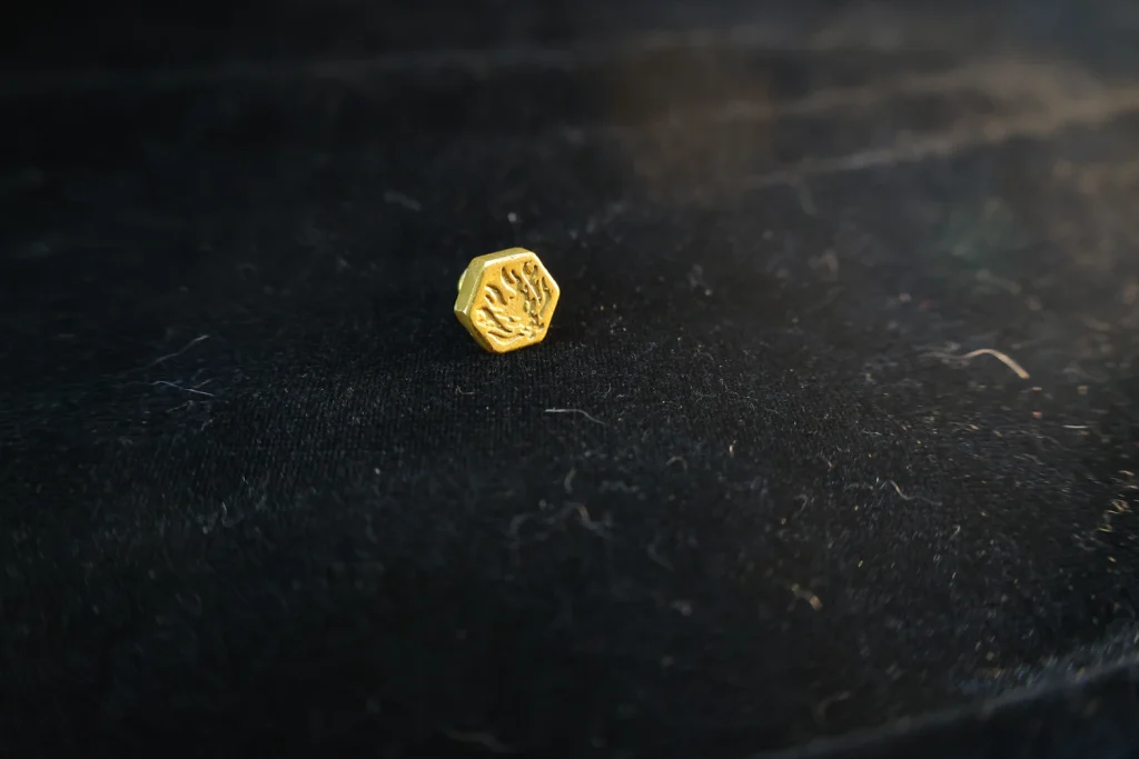 Full Metal L-Drago Destructor Face Bolt Closeup