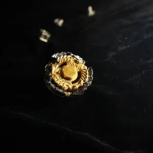 full metal hades kerbecs beyblade set - gold