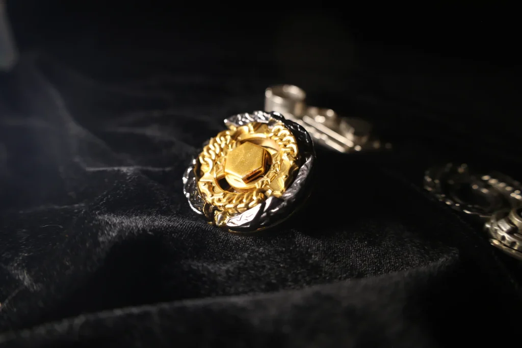 full metal hades kerbecs beyblade set gold version