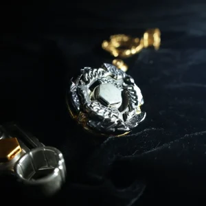 full metal hades kerbecs beyblade set silver version