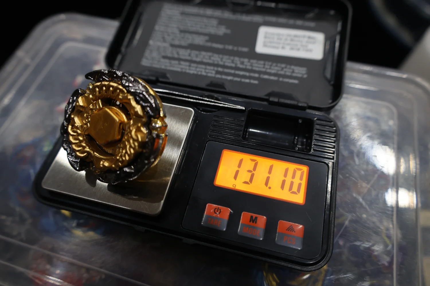 full metal hades kerbecs obsidian weight - gold